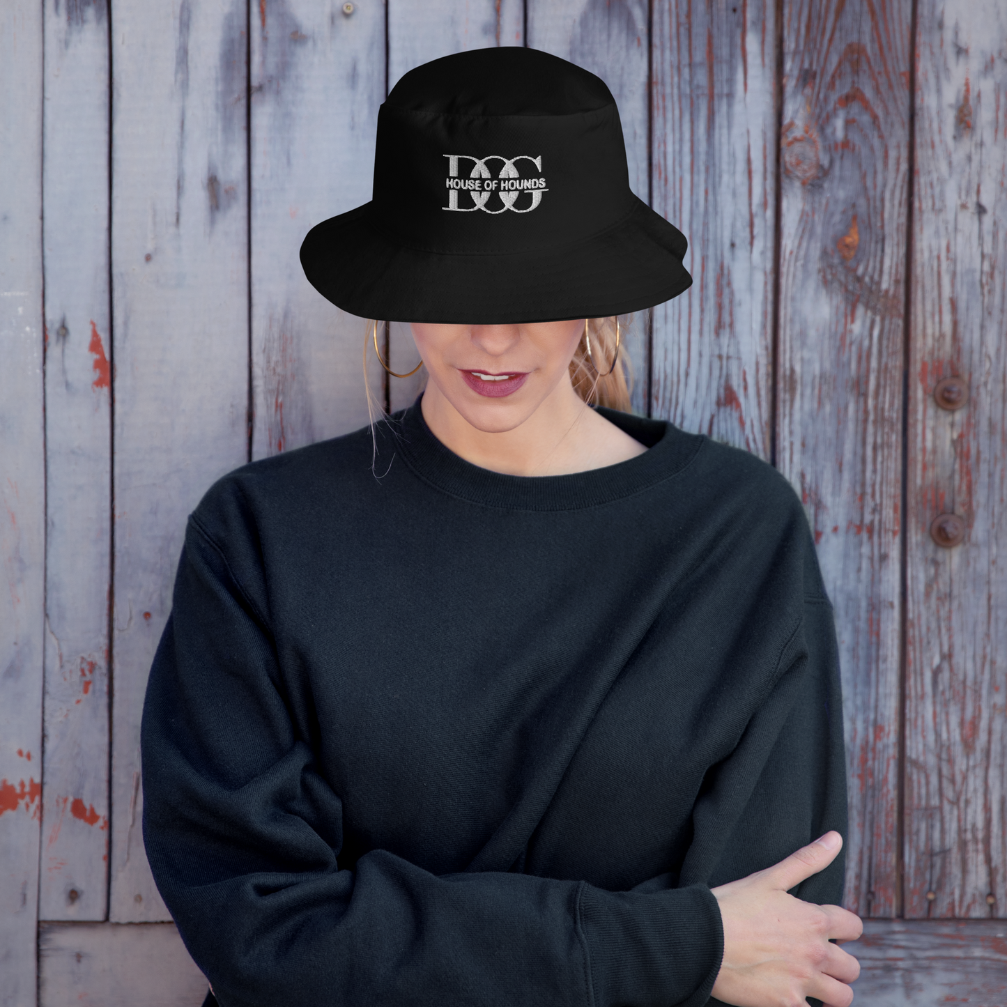 Cotton Bucket Hat Black
