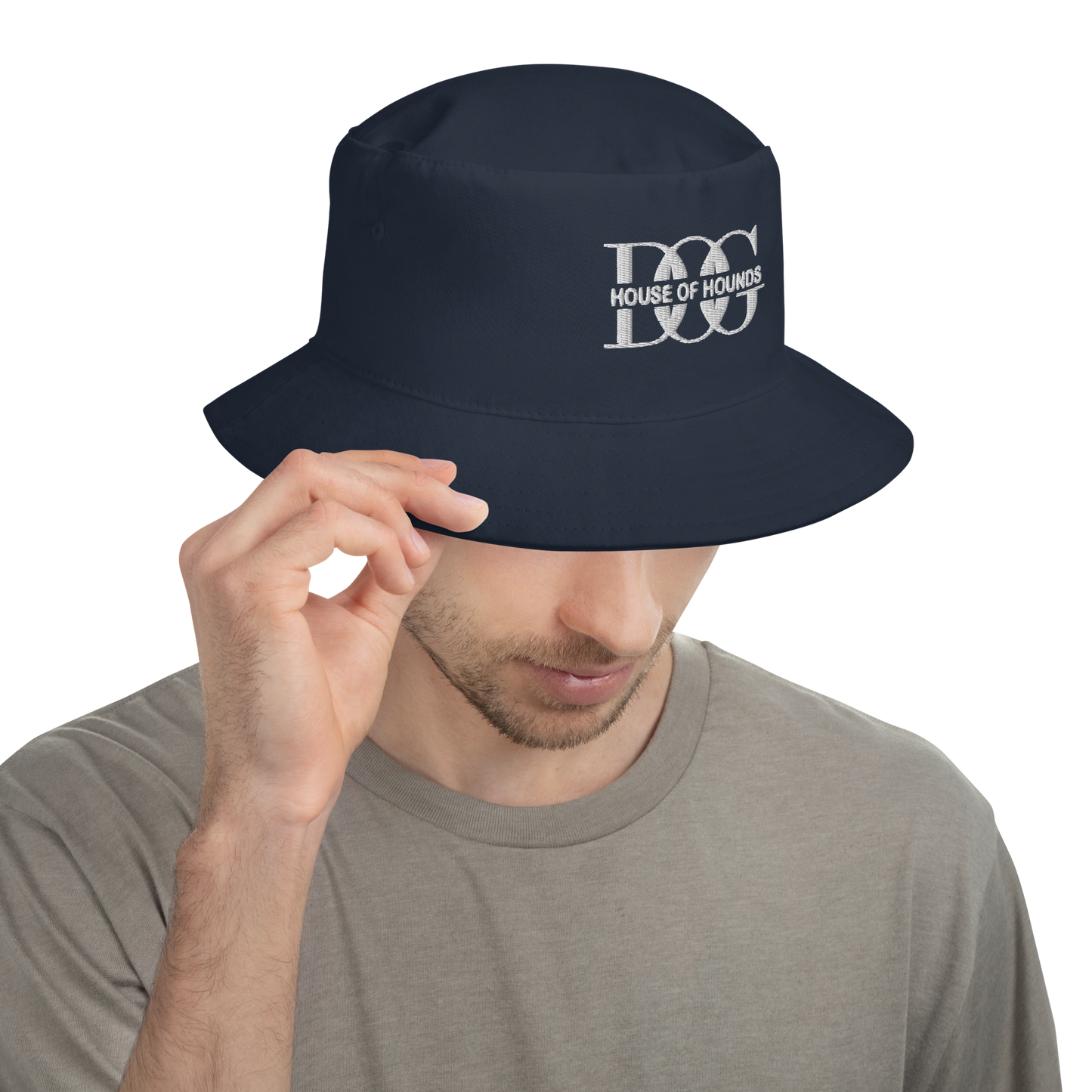 Cotton Bucket Hat Navy