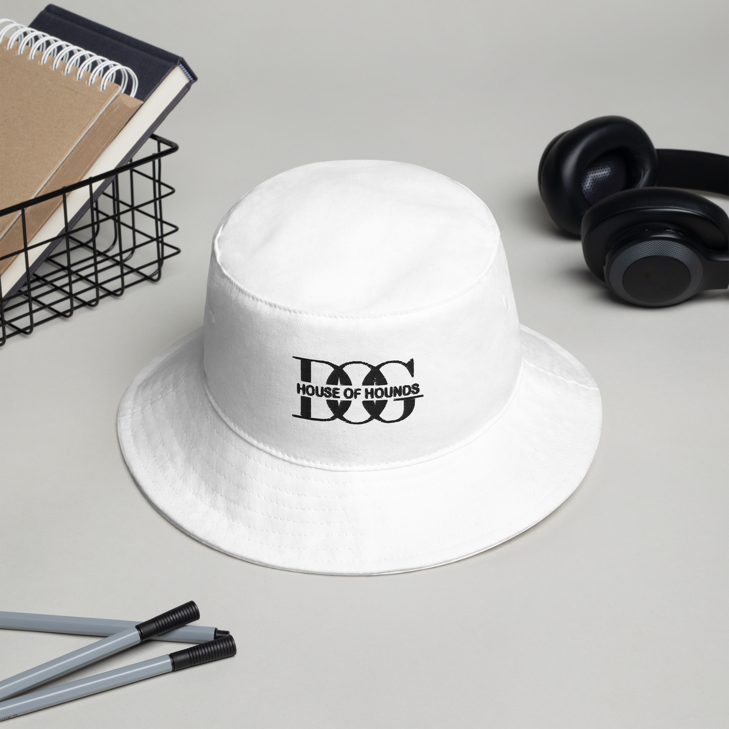 Cotton Bucket Hat White