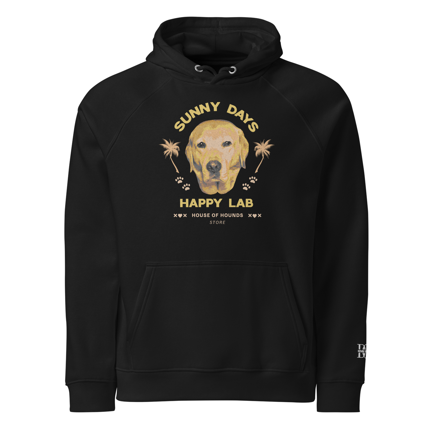 Unisex Eco Raglan Hoodie - Labrador
