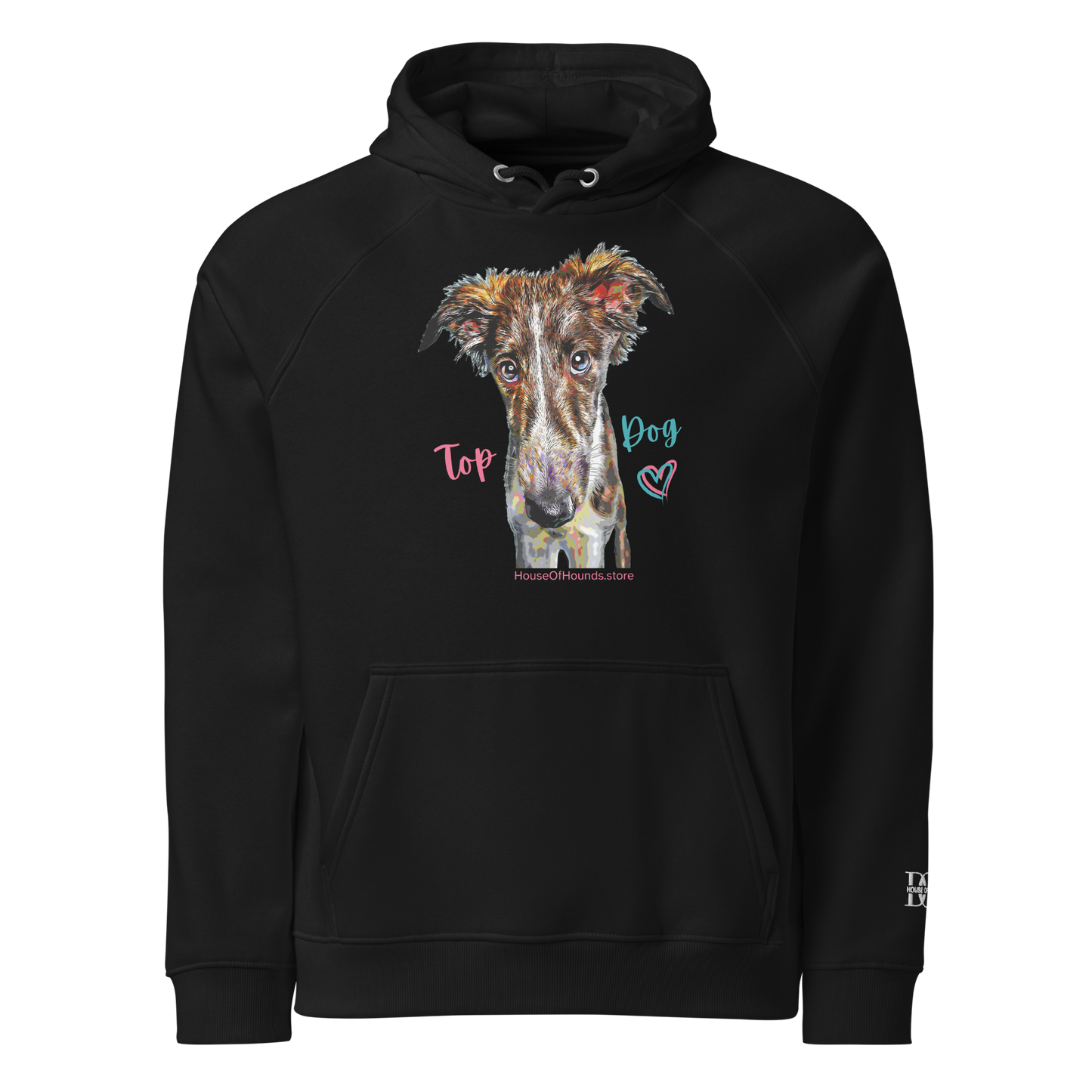 Unisex Eco Raglan Hoodie - Silken Windhound