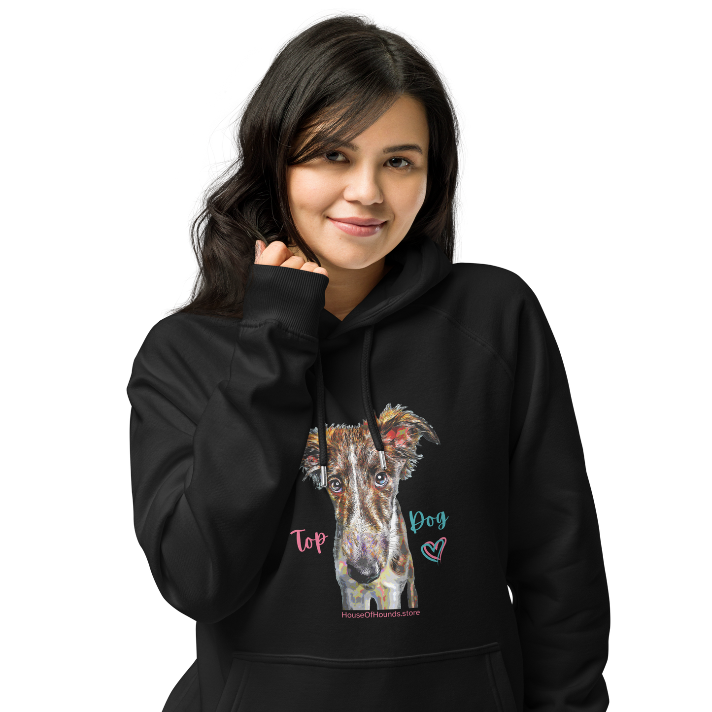 Unisex Eco Raglan Hoodie - Silken Windhound
