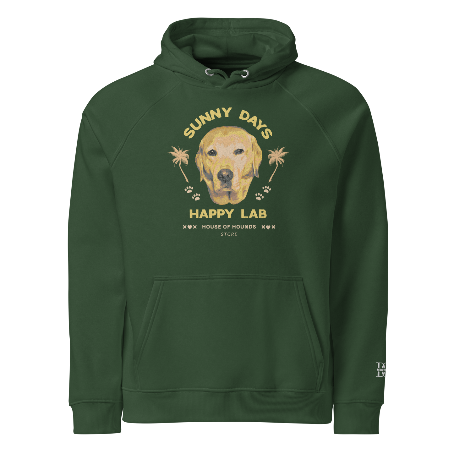 Unisex Eco Raglan Hoodie - Labrador