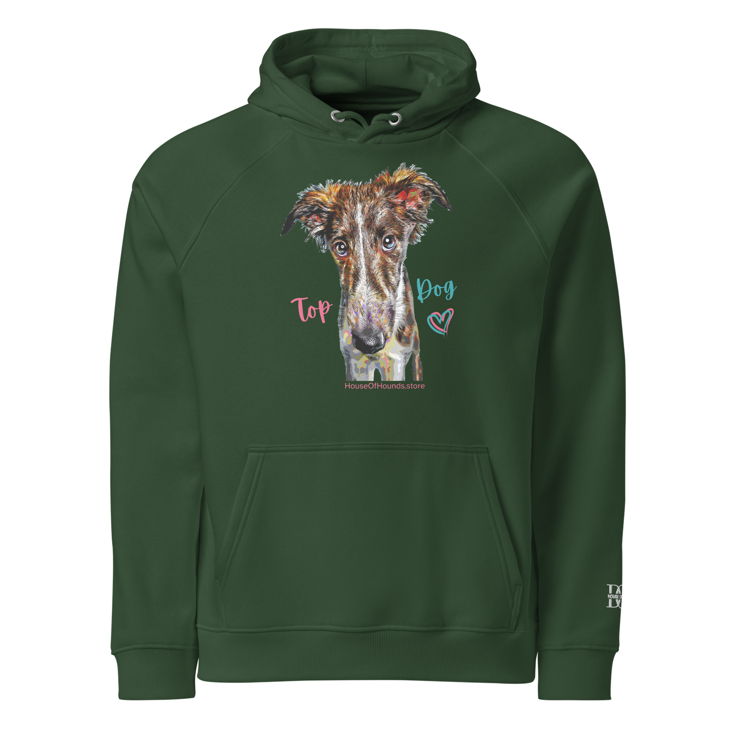 Unisex Eco Raglan Hoodie - Silken Windhound