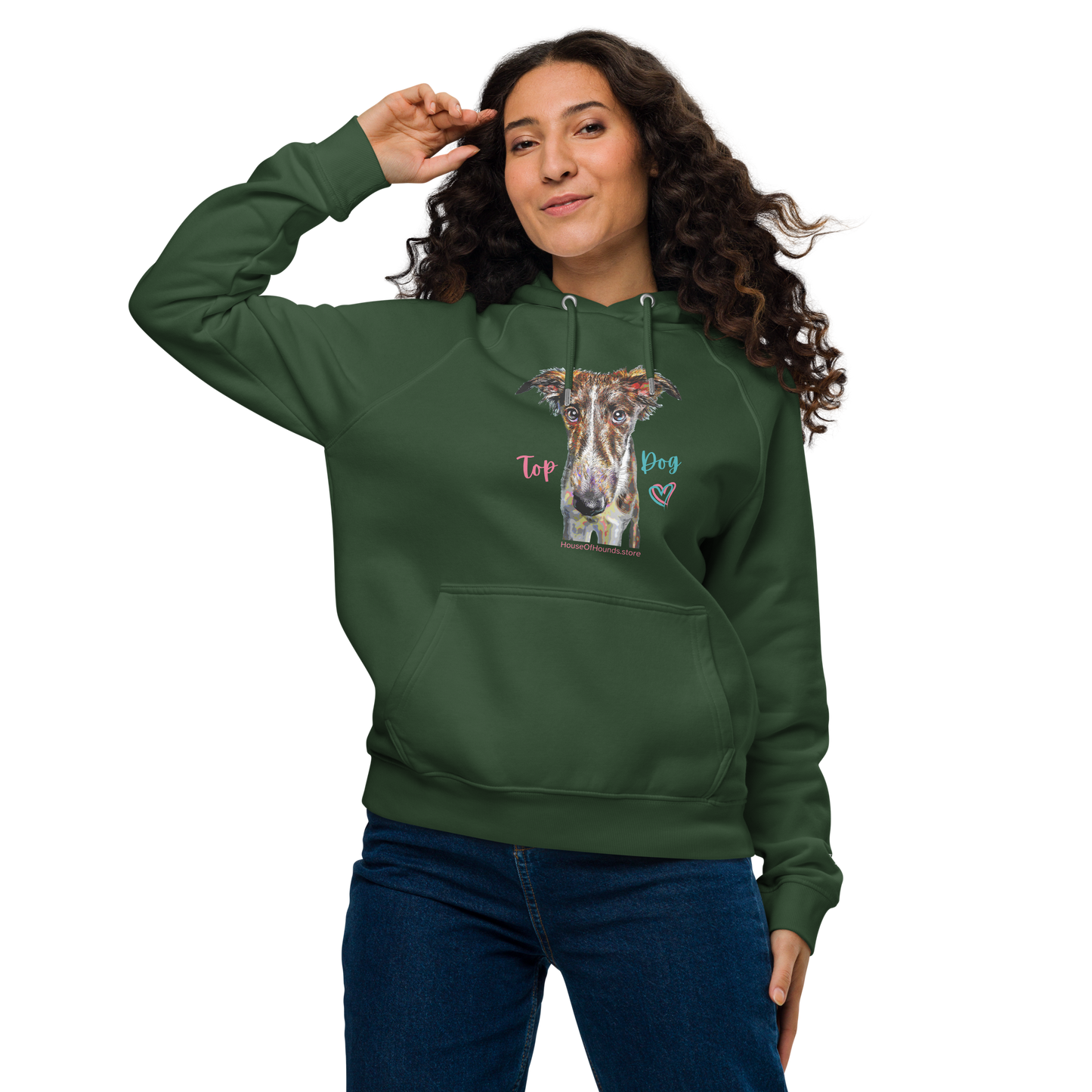 Unisex Eco Raglan Hoodie - Silken Windhound