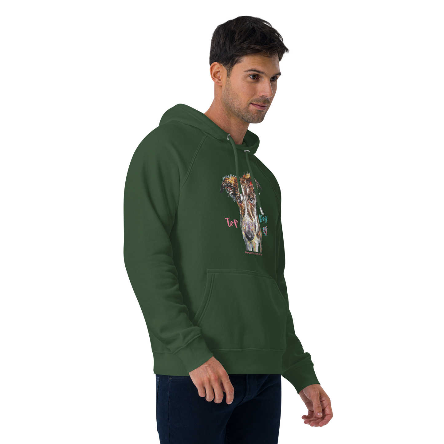 Unisex Eco Raglan Hoodie - Silken Windhound