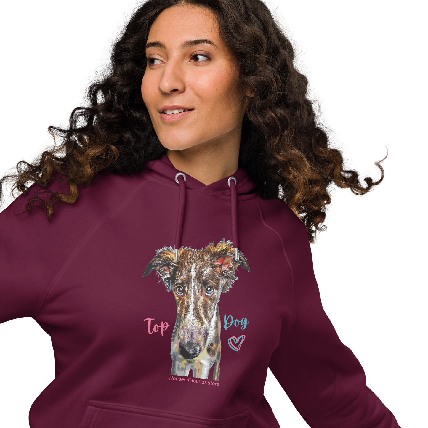 Unisex Eco Raglan Hoodie - Silken Windhound