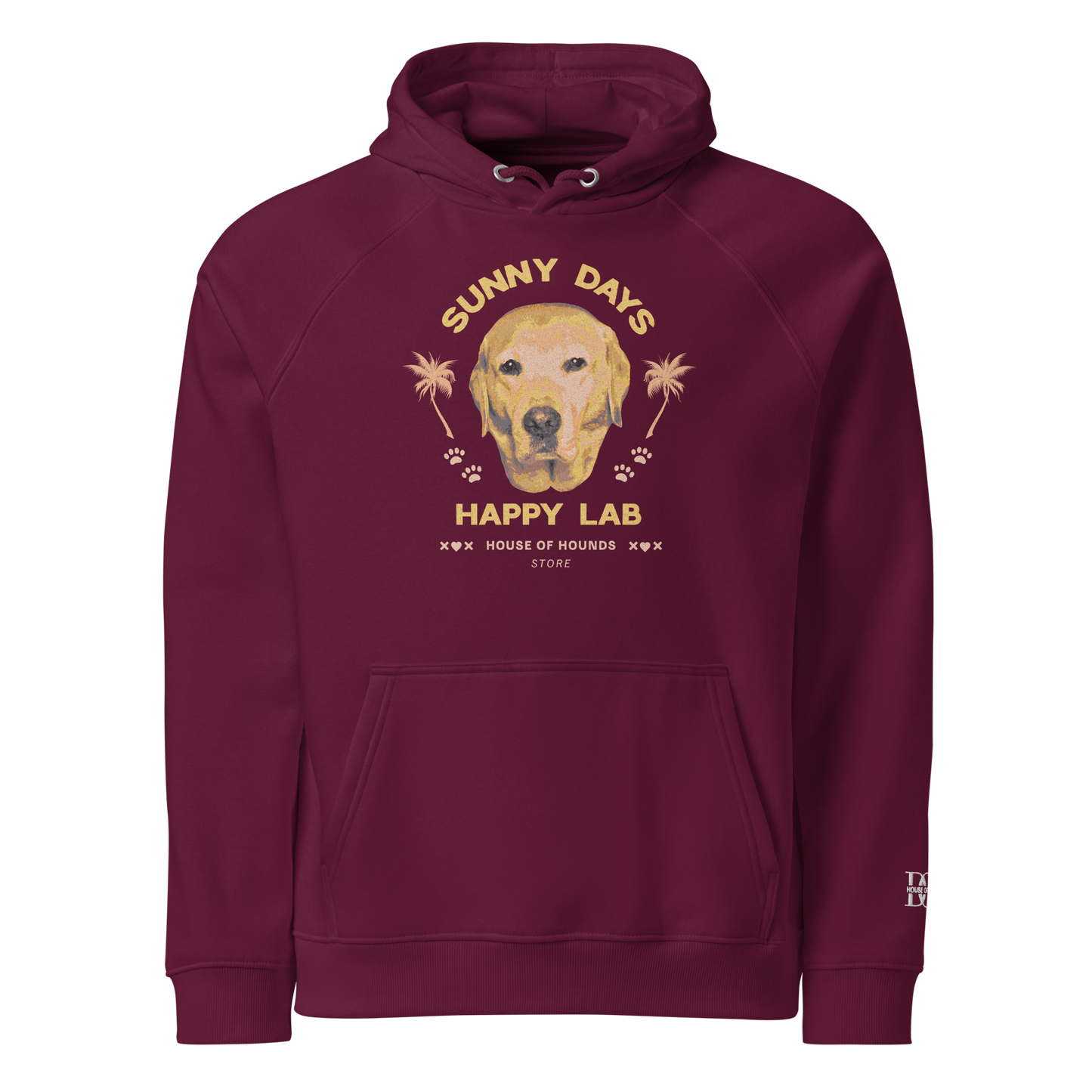 Unisex Eco Raglan Hoodie - Labrador