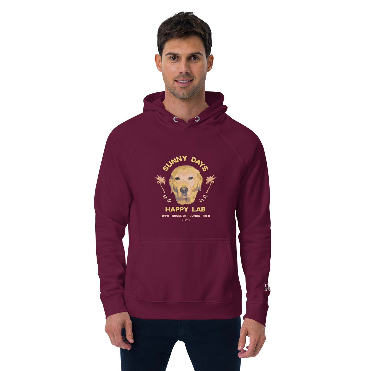 Unisex Eco Raglan Hoodie - Labrador