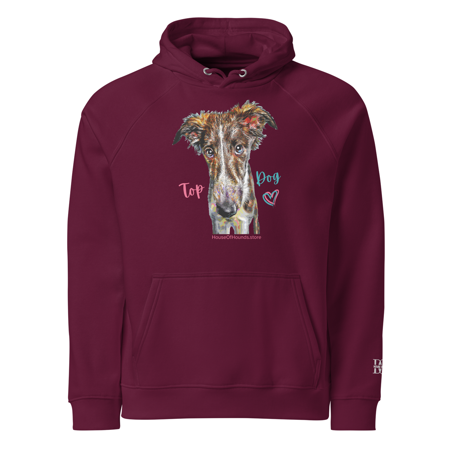 Unisex Eco Raglan Hoodie - Silken Windhound