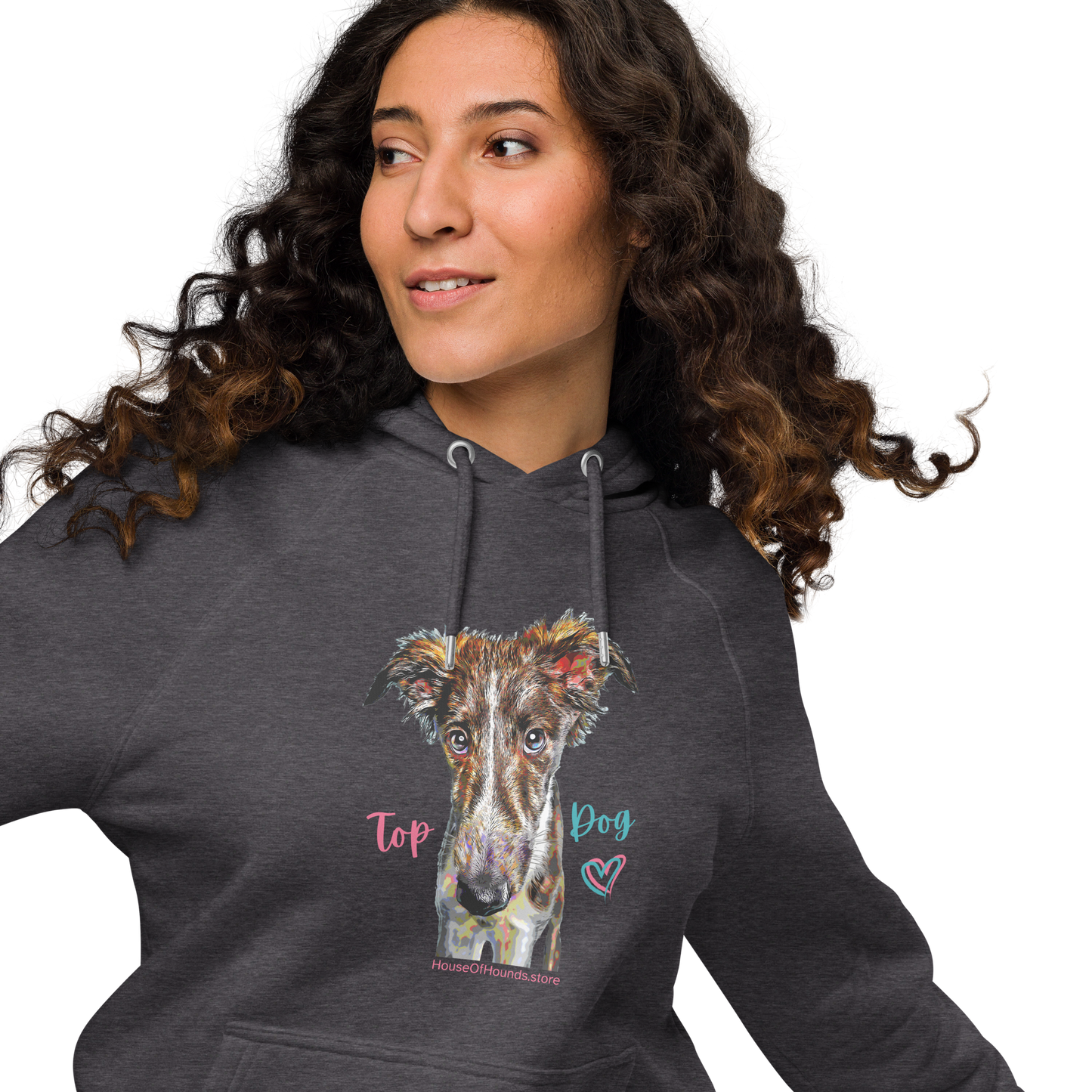 Unisex Eco Raglan Hoodie - Silken Windhound