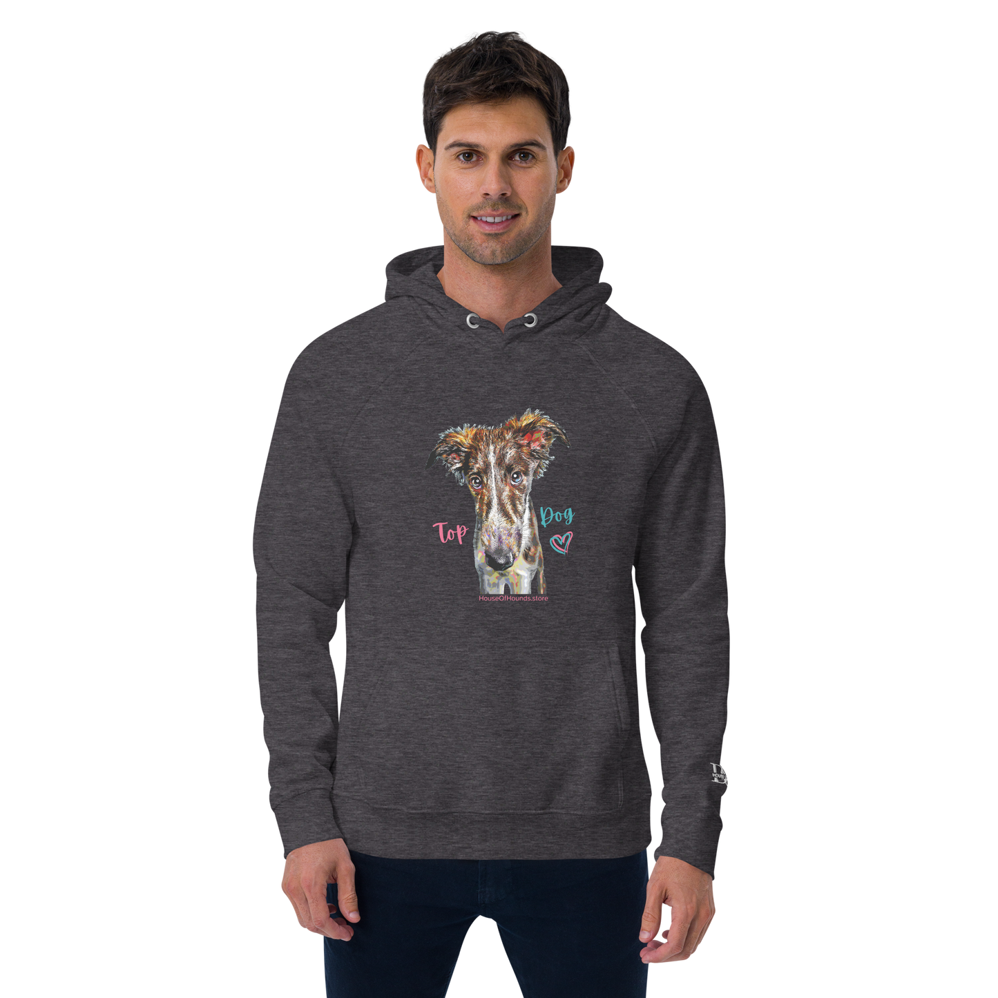 Unisex Eco Raglan Hoodie - Silken Windhound