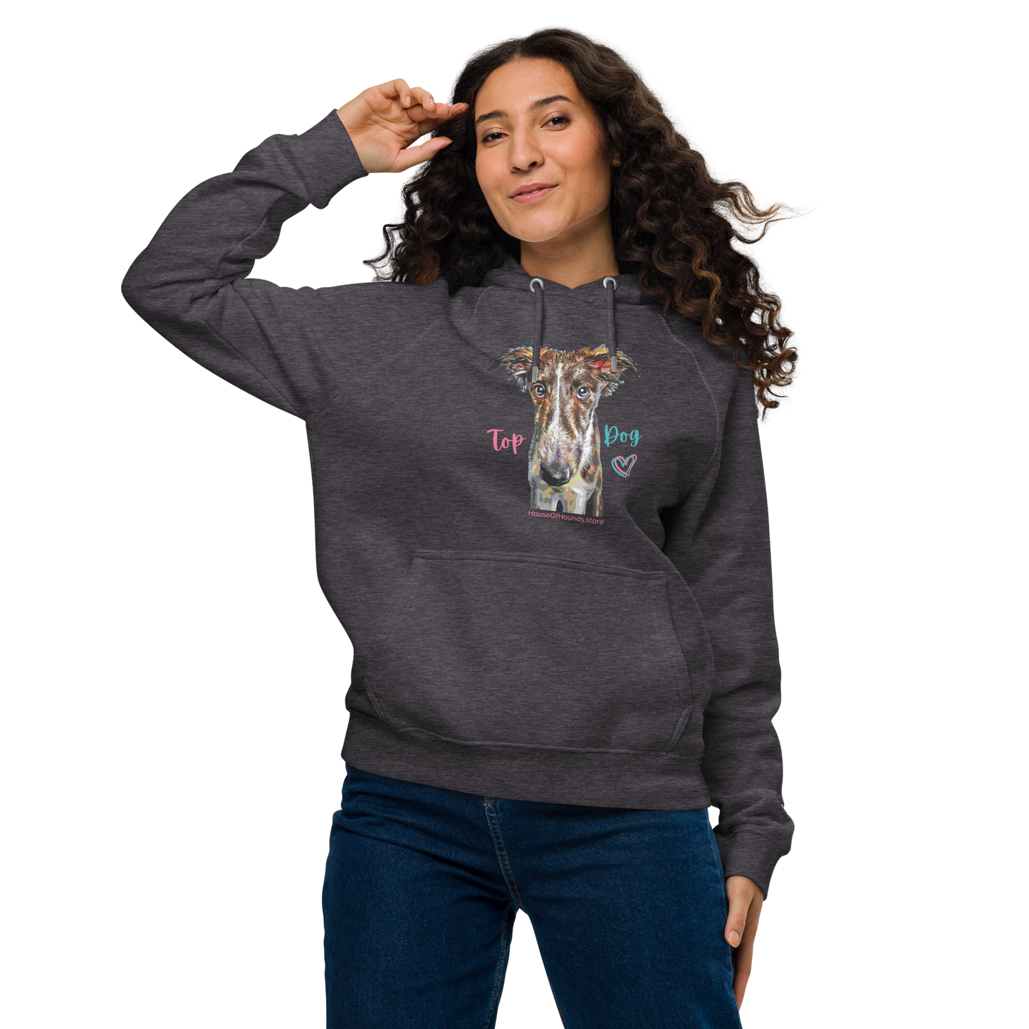 Unisex Eco Raglan Hoodie - Silken Windhound