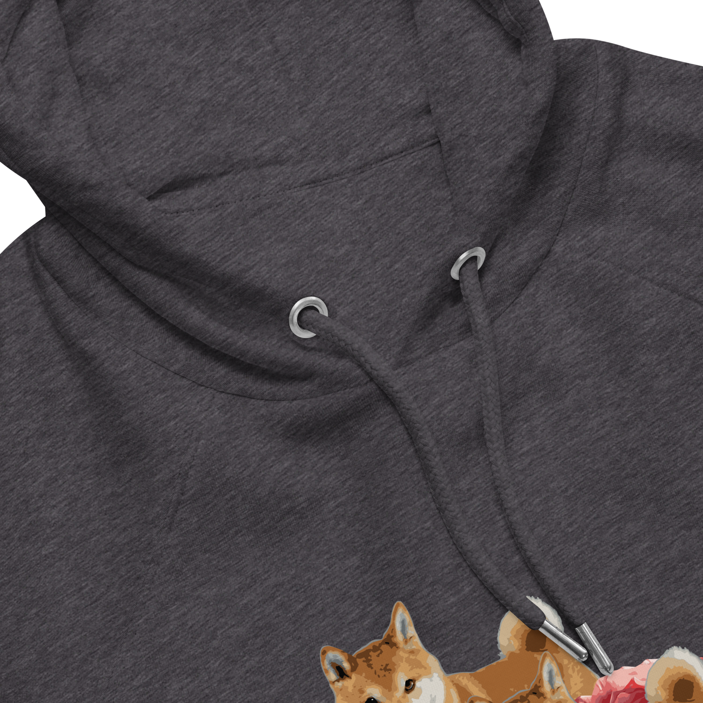 Unisex Eco Raglan Hoodie - Shiba Inu