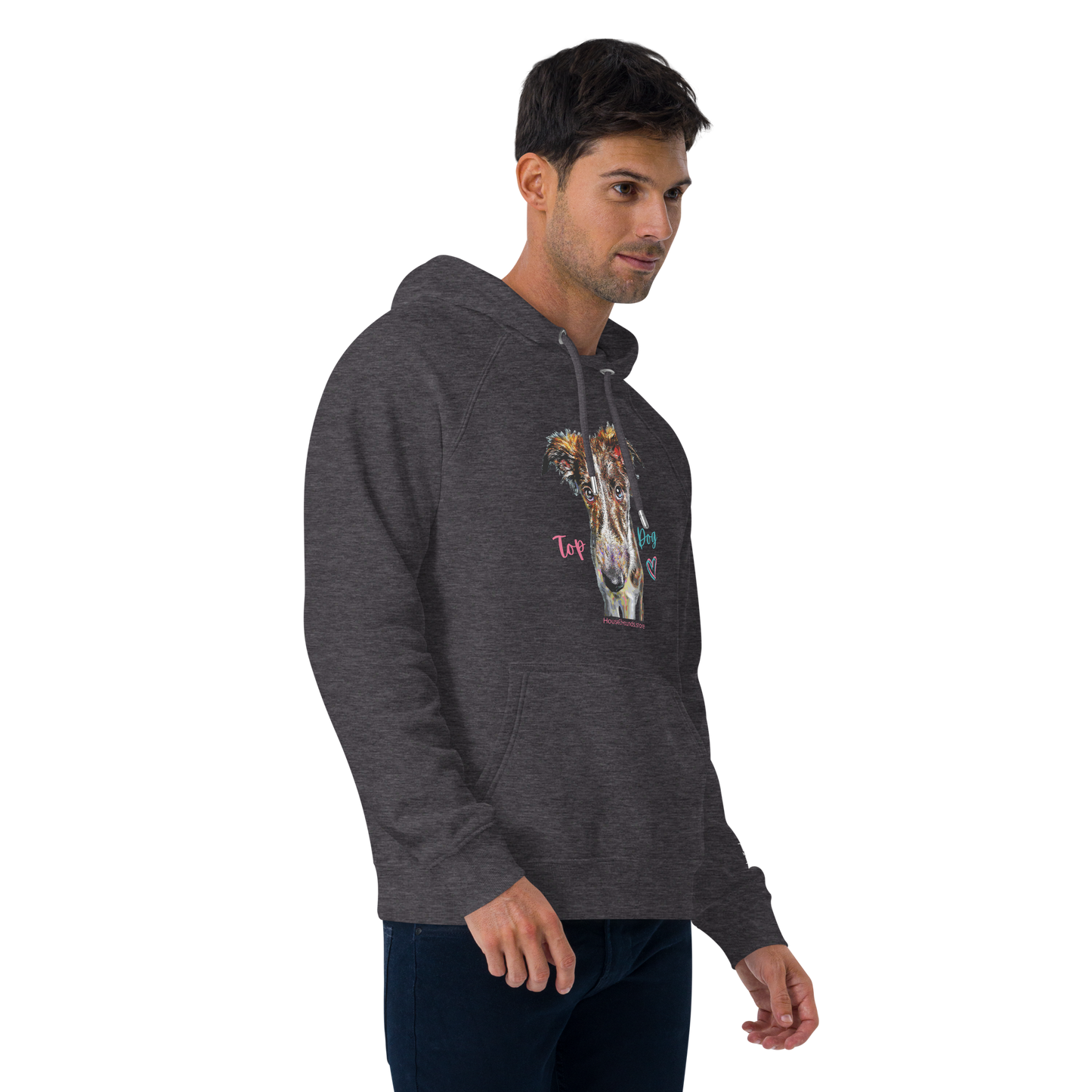 Unisex Eco Raglan Hoodie - Silken Windhound
