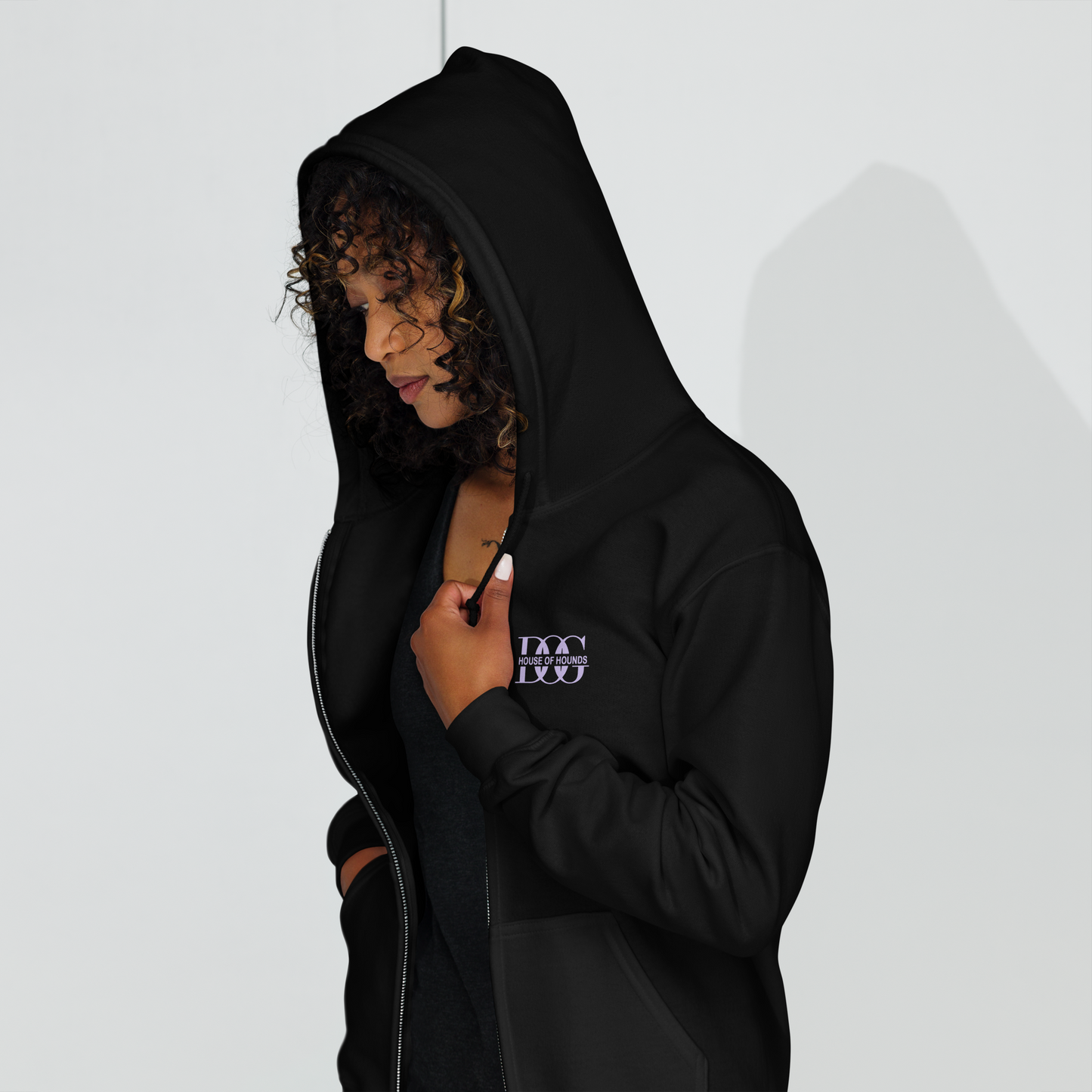 Unisex Zip Hoodie - French Bulldog