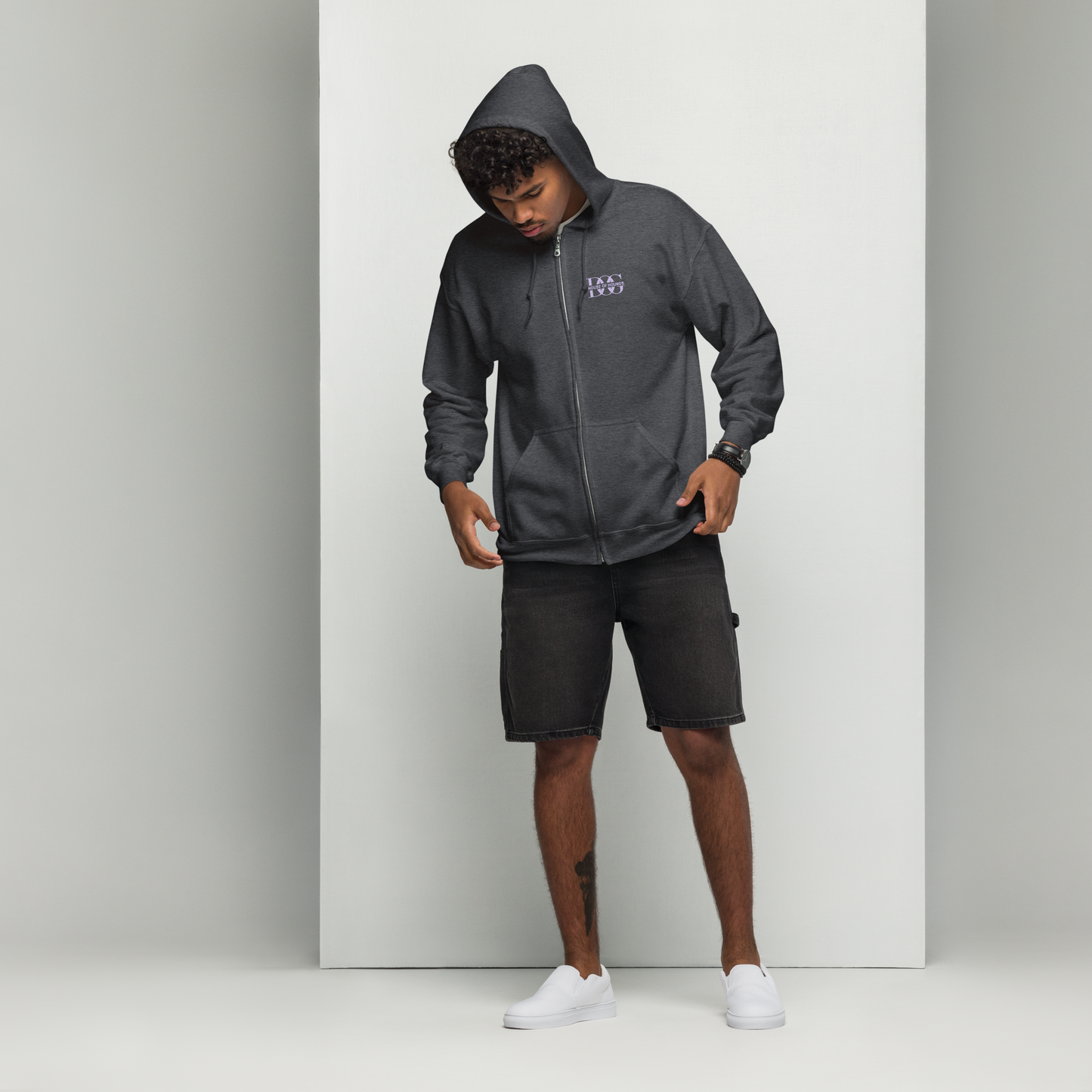 Unisex Zip Hoodie - Corgi