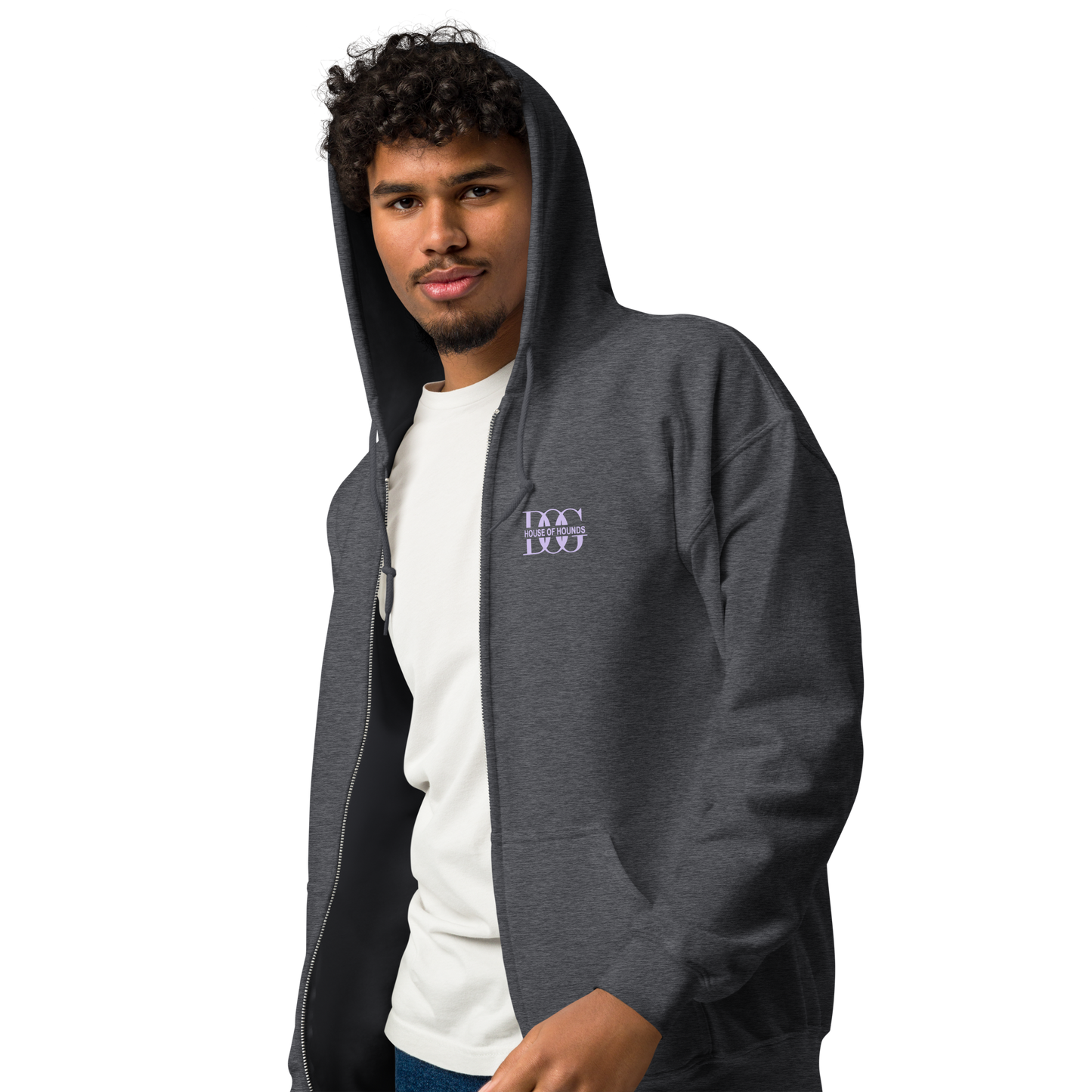 Unisex Zip Hoodie - Silken Windhound
