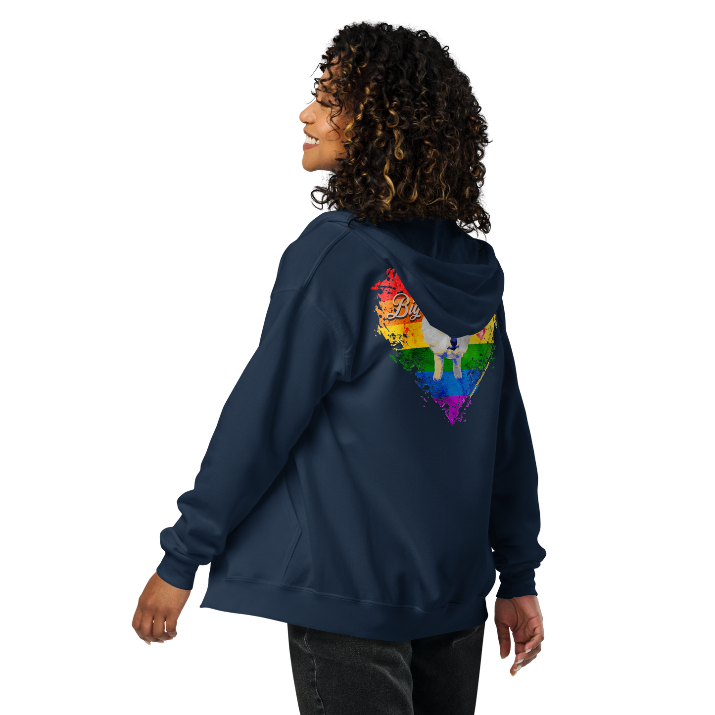 Unisex Zip Hoodie - Bichon Frisé