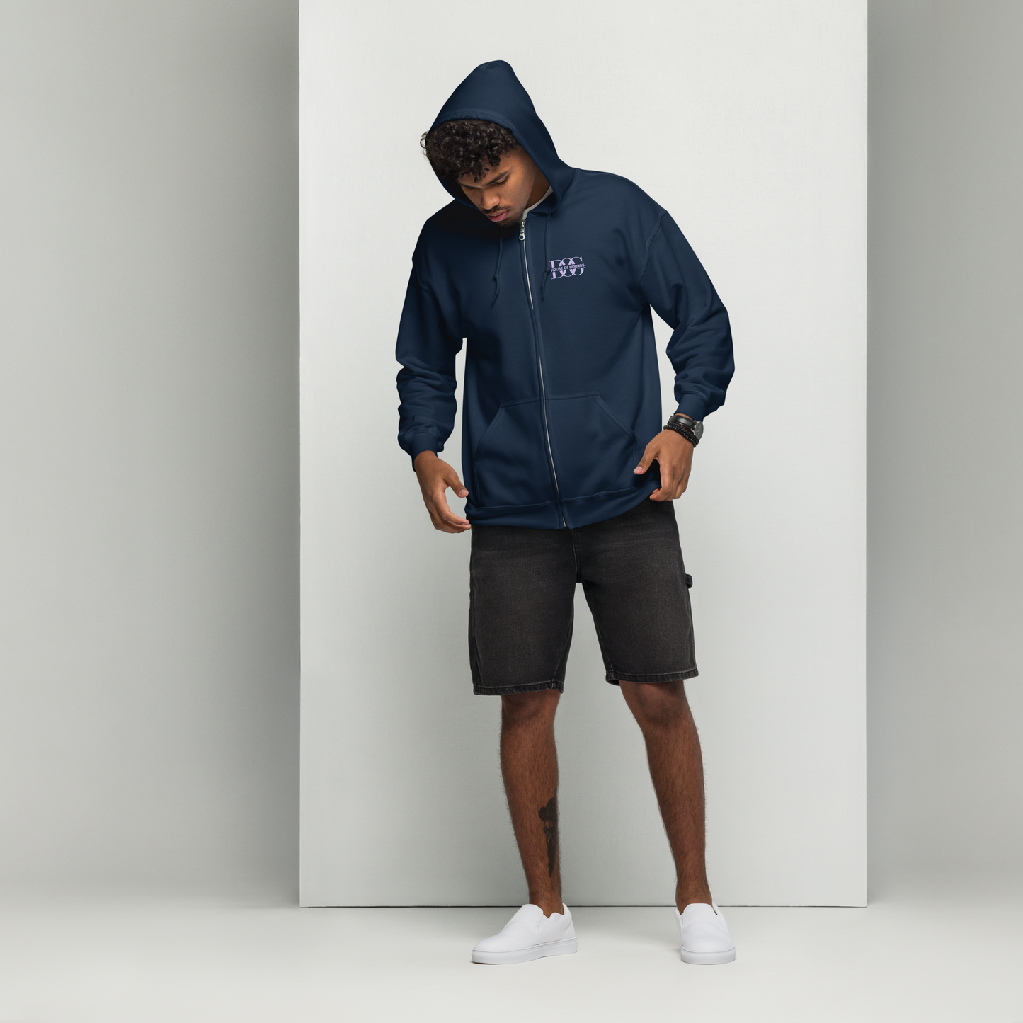 Unisex Zip Hoodie - Corgi