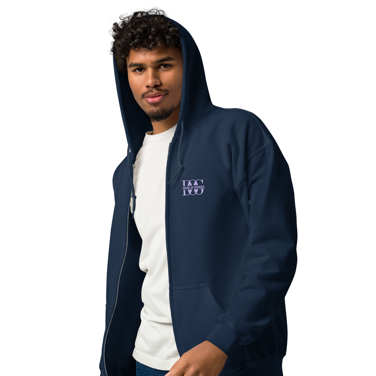 Unisex Zip Hoodie - Bichon Frisé