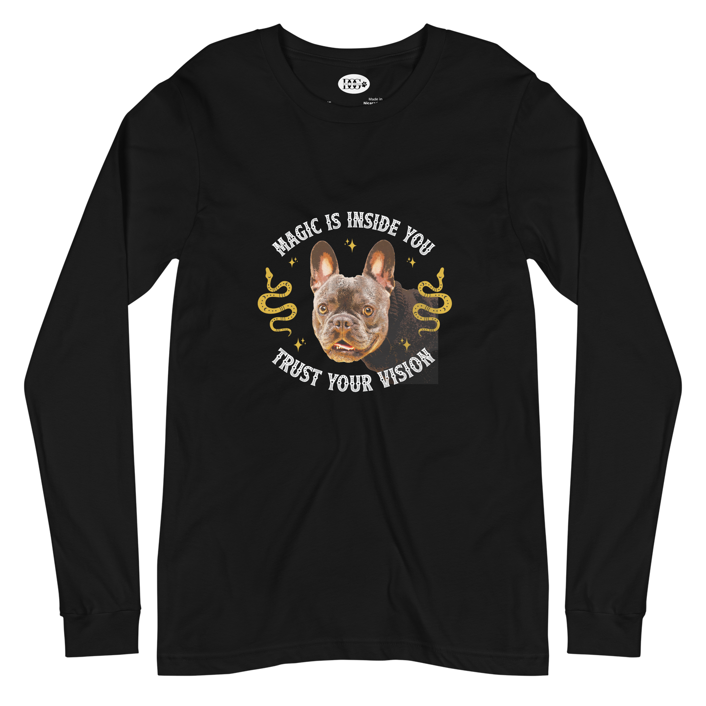 Unisex Long Sleeve Tee - French Bulldog