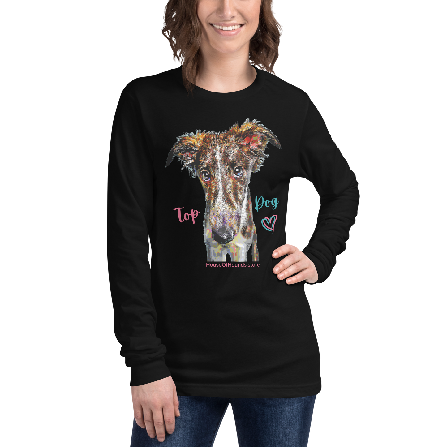 Unisex Long Sleeve Tee - Silken Windhound