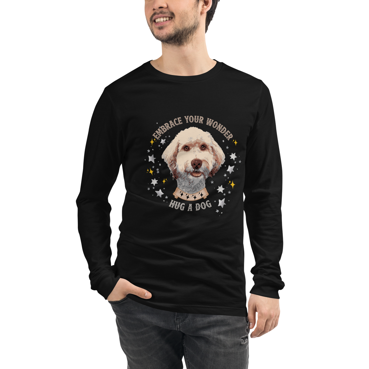 Unisex Long Sleeve Tee - Aussiedoodle