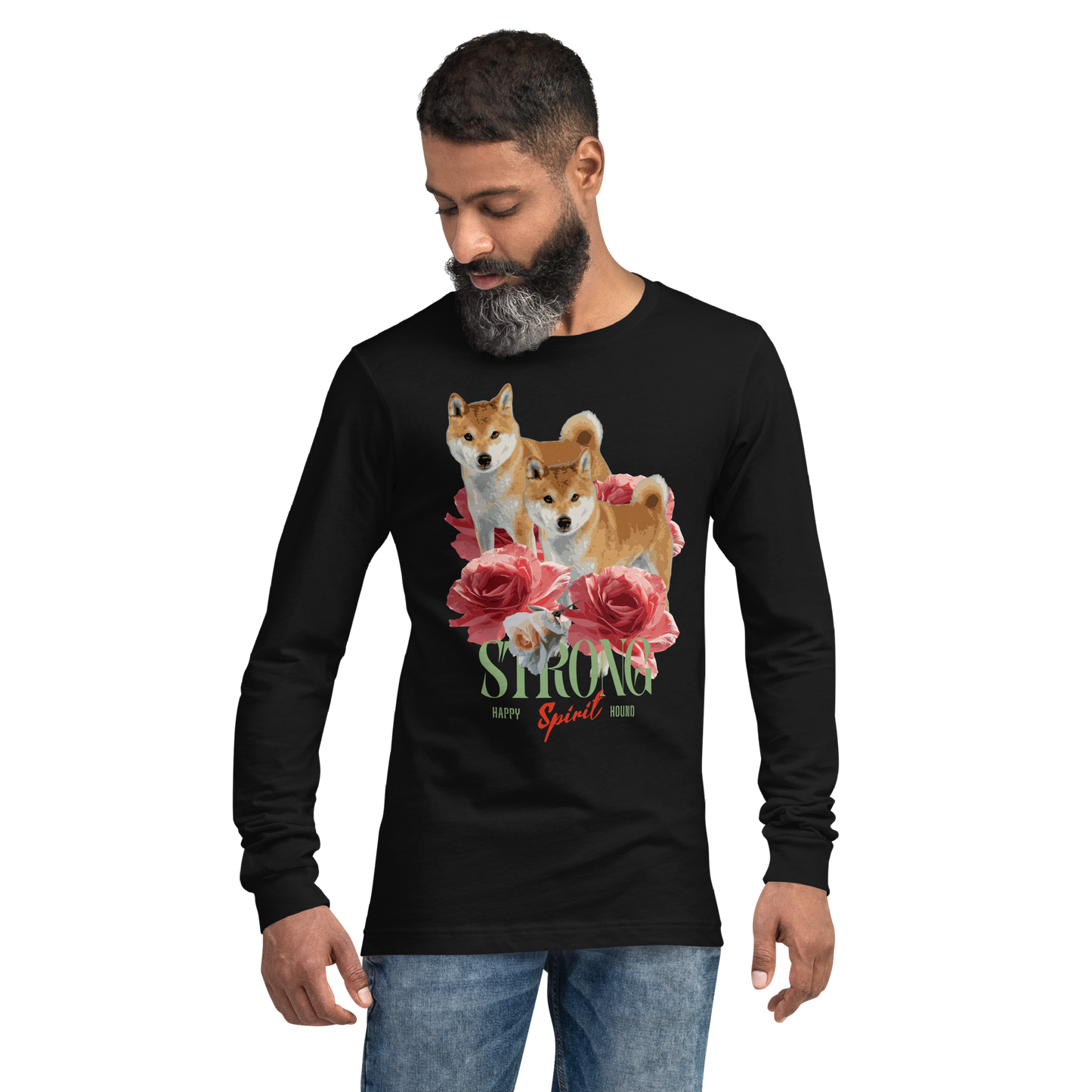 Unisex Long Sleeve Tee - Shiba Inu