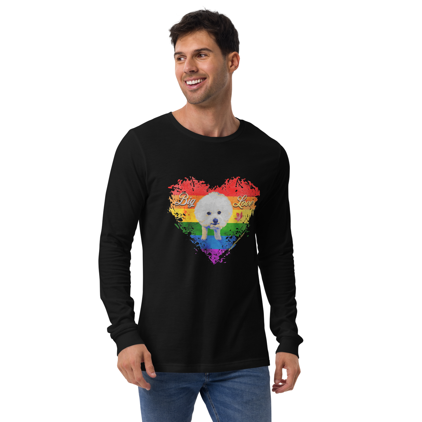 Unisex Long Sleeve Tee - Bichon Frisé