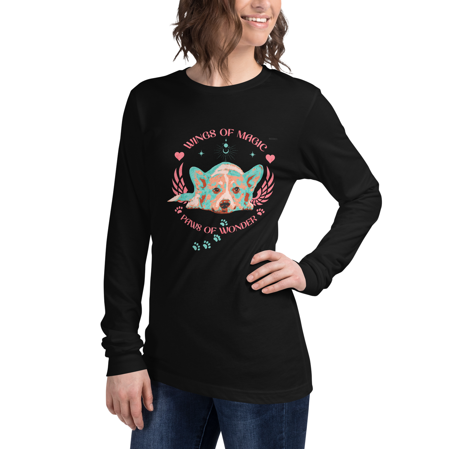 Unisex Long Sleeve Tee - Corgi