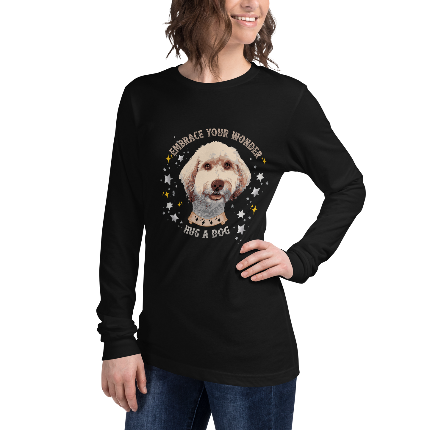 Unisex Long Sleeve Tee - Aussiedoodle
