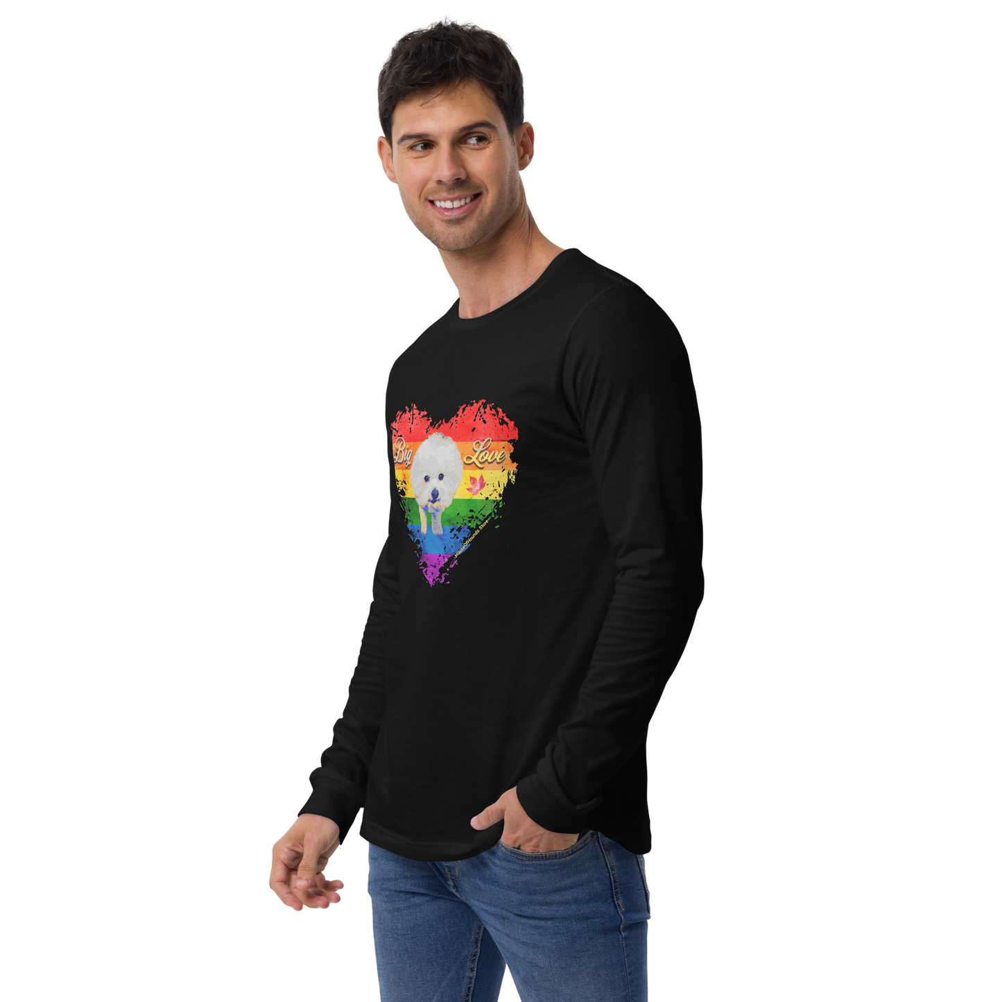 Unisex Long Sleeve Tee - Bichon Frisé