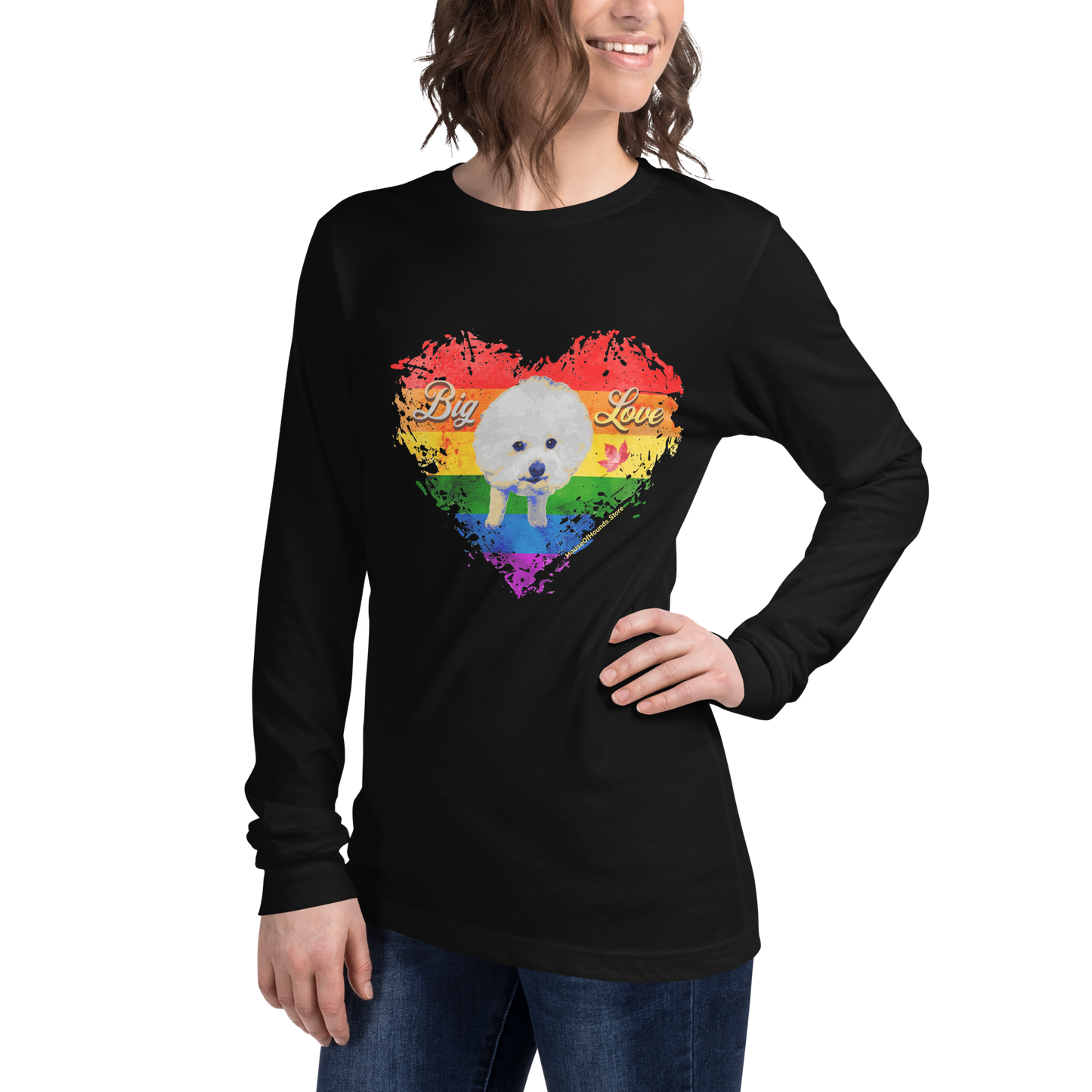 Unisex Long Sleeve Tee - Bichon Frisé