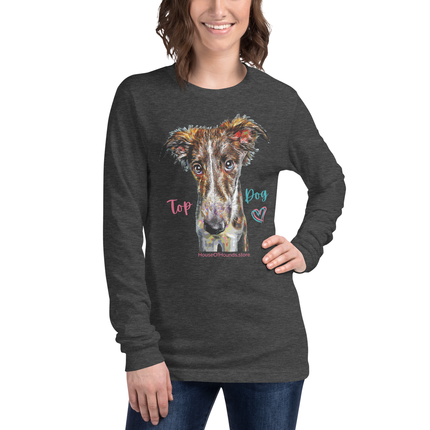 Unisex Long Sleeve Tee - Silken Windhound