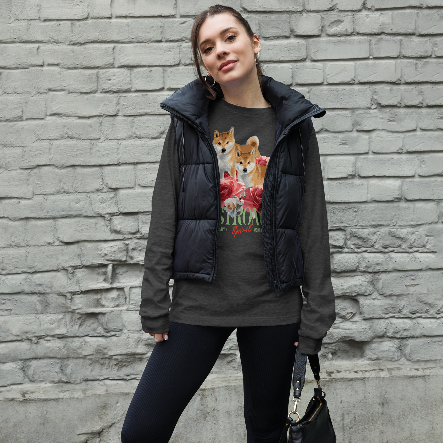 Unisex Long Sleeve Tee - Shiba Inu