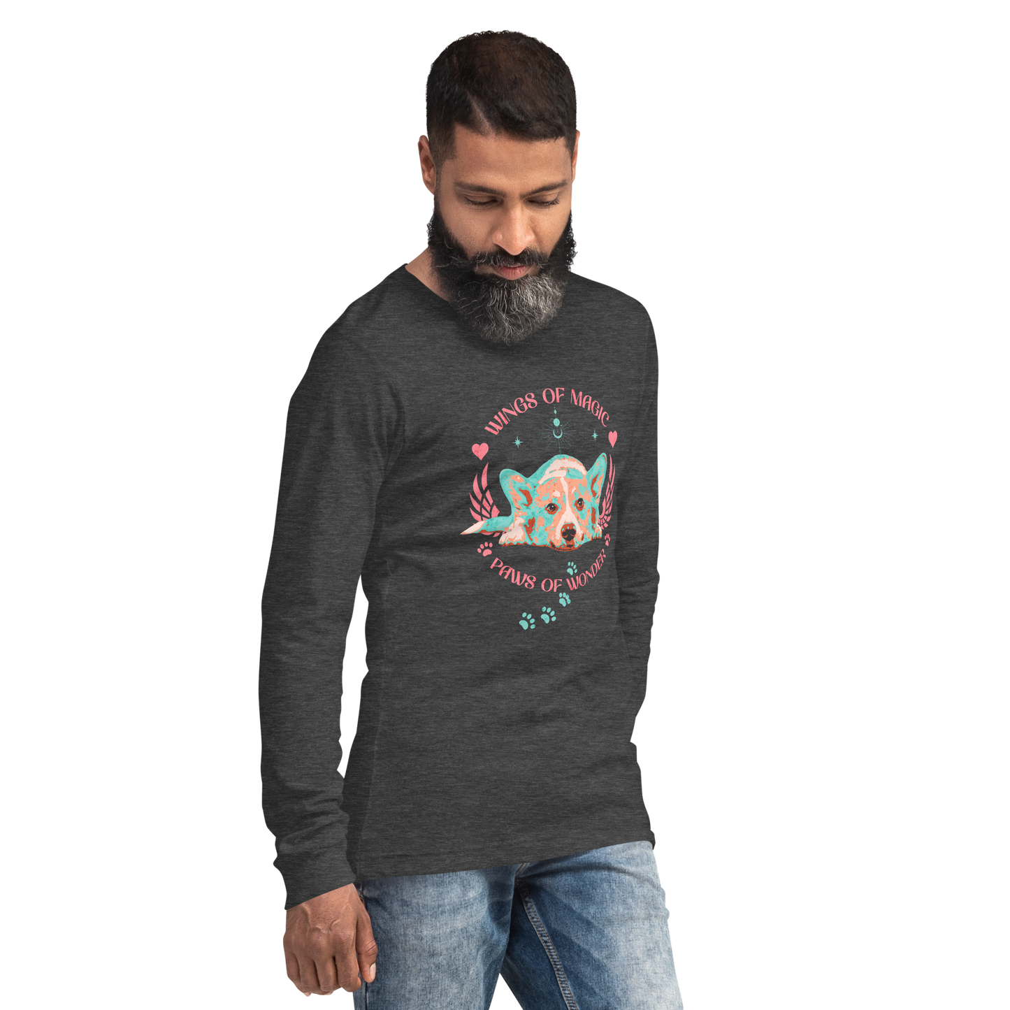 Unisex Long Sleeve Tee - Corgi