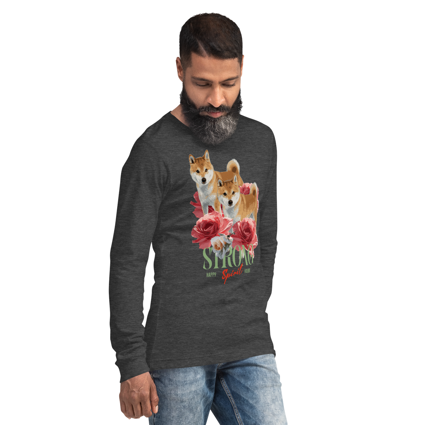 Unisex Long Sleeve Tee - Shiba Inu