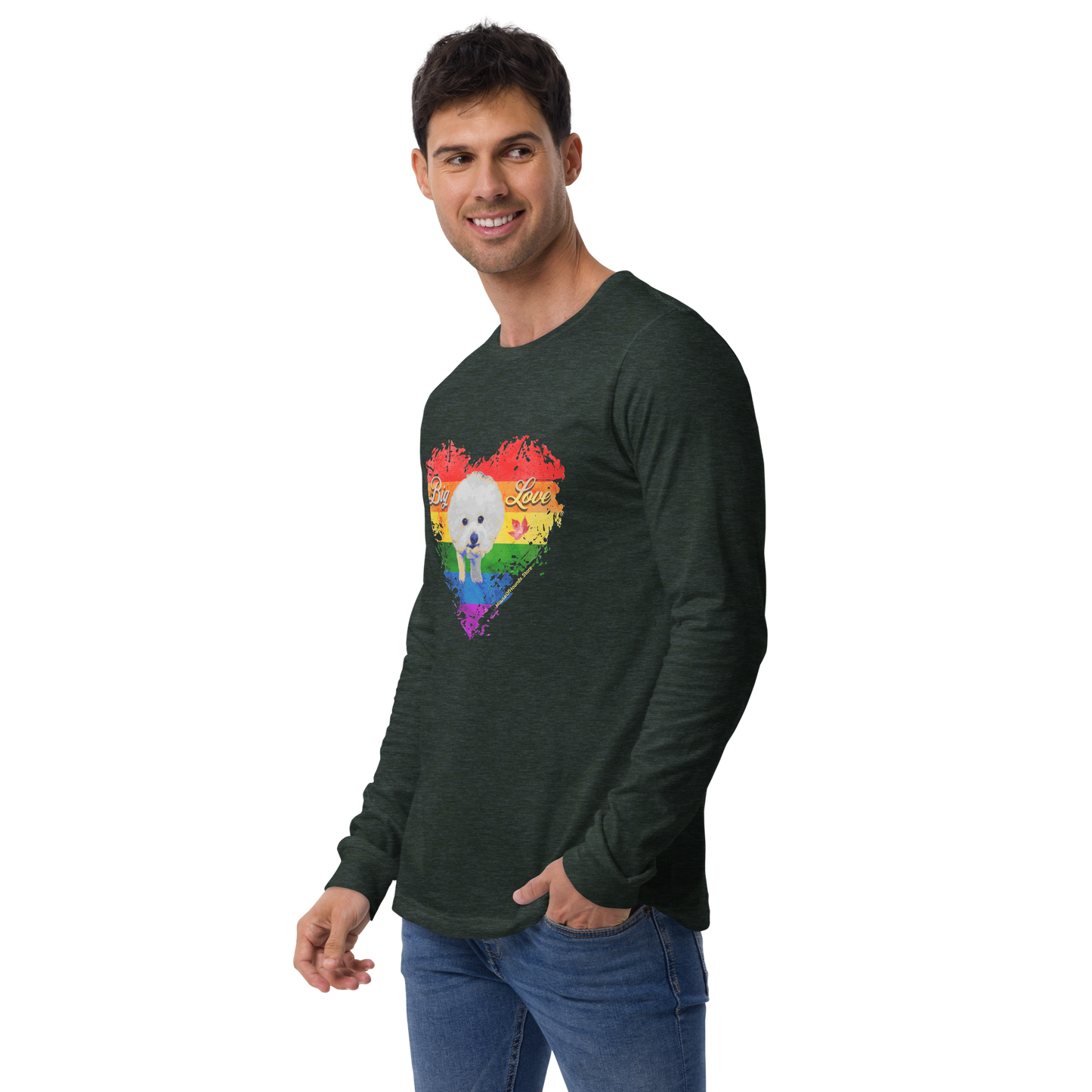 Unisex Long Sleeve Tee - Bichon Frisé