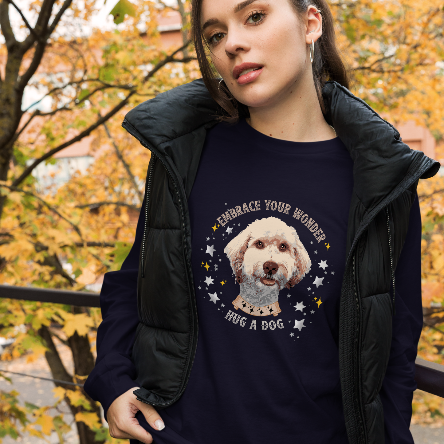 Unisex Long Sleeve Tee - Aussiedoodle