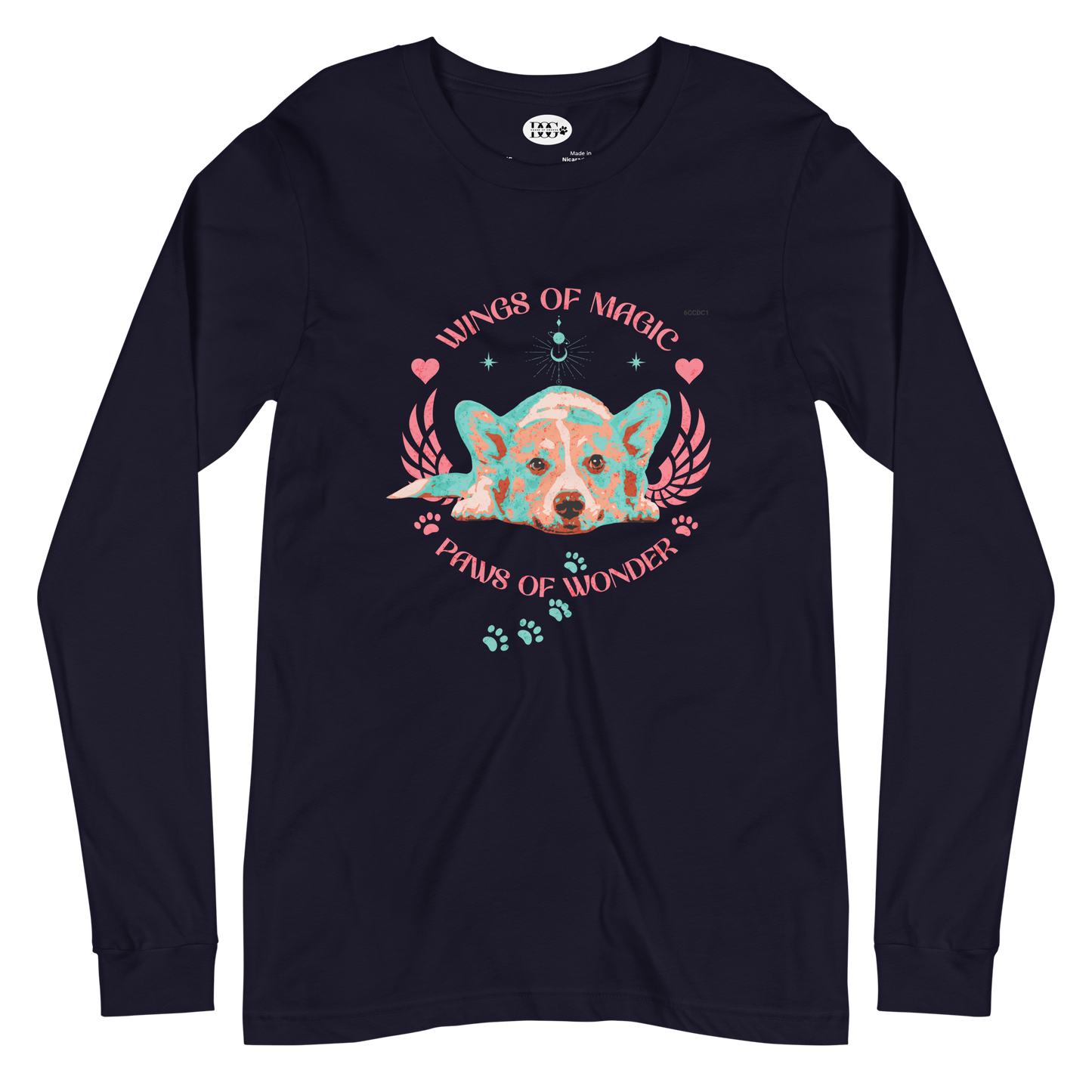 Unisex Long Sleeve Tee - Corgi