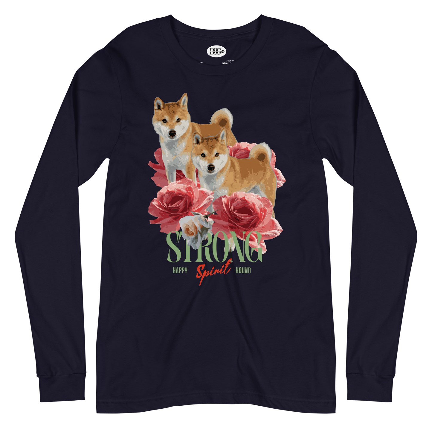 Unisex Long Sleeve Tee - Shiba Inu