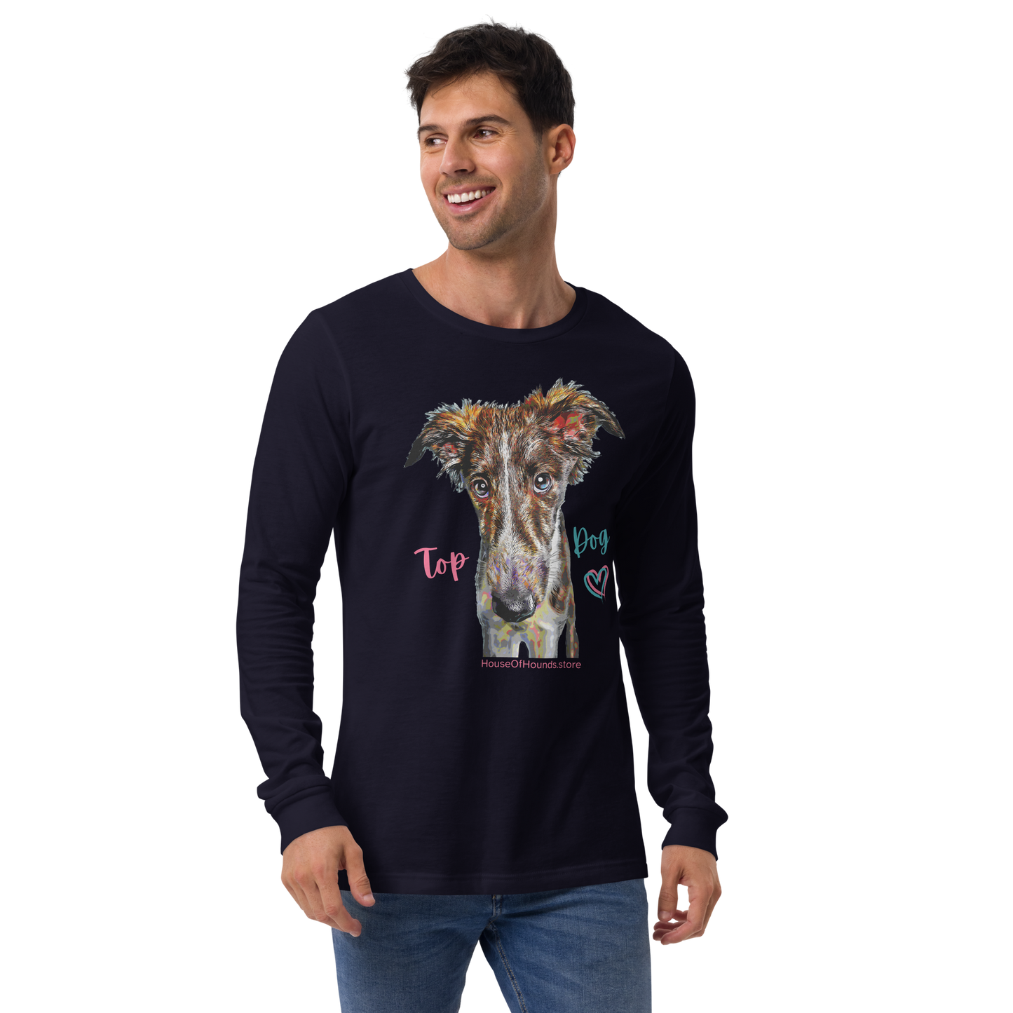 Unisex Long Sleeve Tee - Silken Windhound