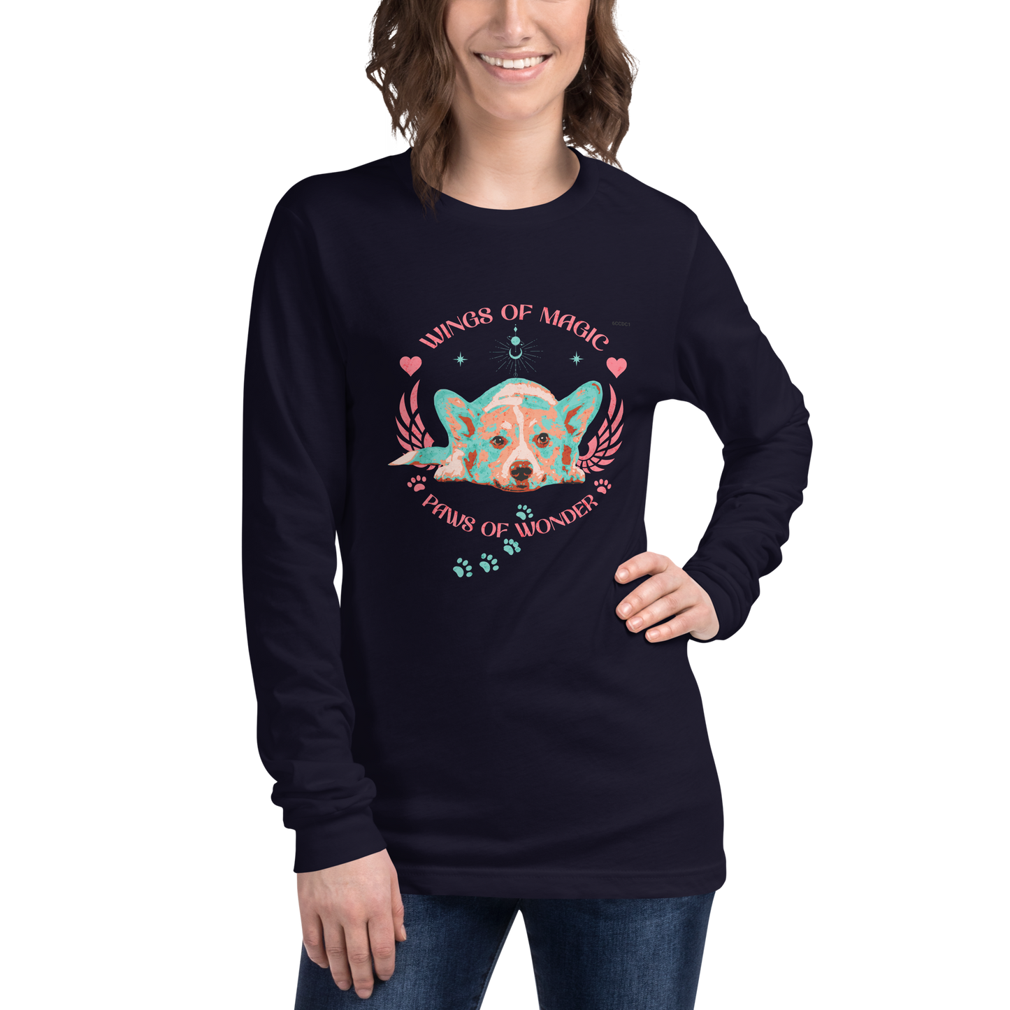 Unisex Long Sleeve Tee - Corgi
