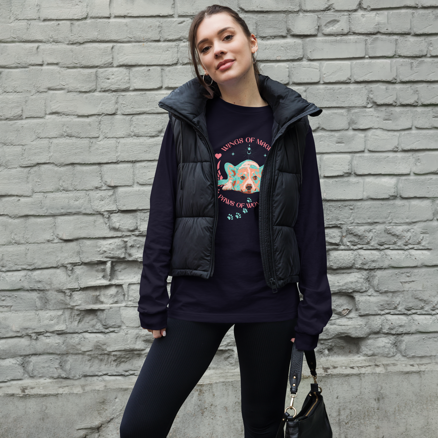 Unisex Long Sleeve Tee - Corgi