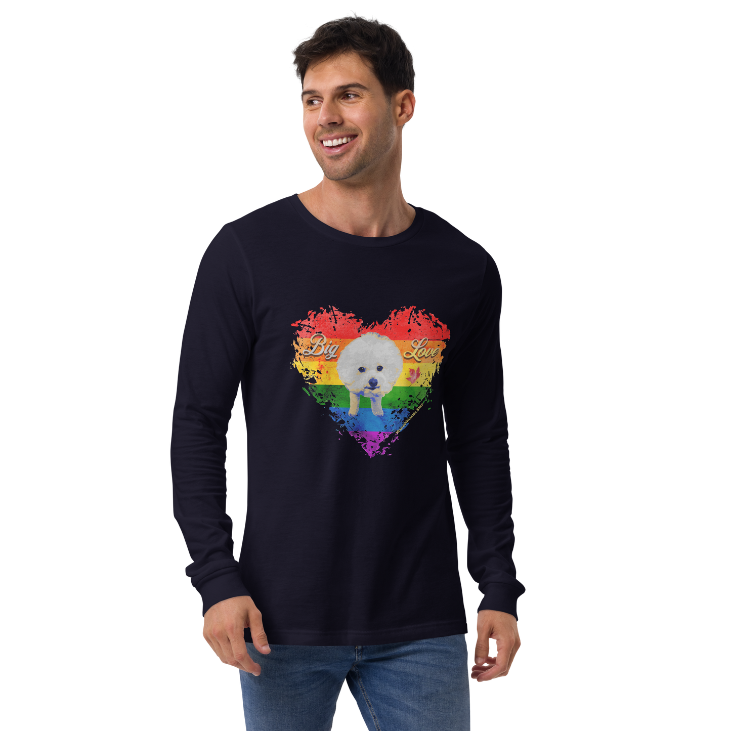 Unisex Long Sleeve Tee - Bichon Frisé