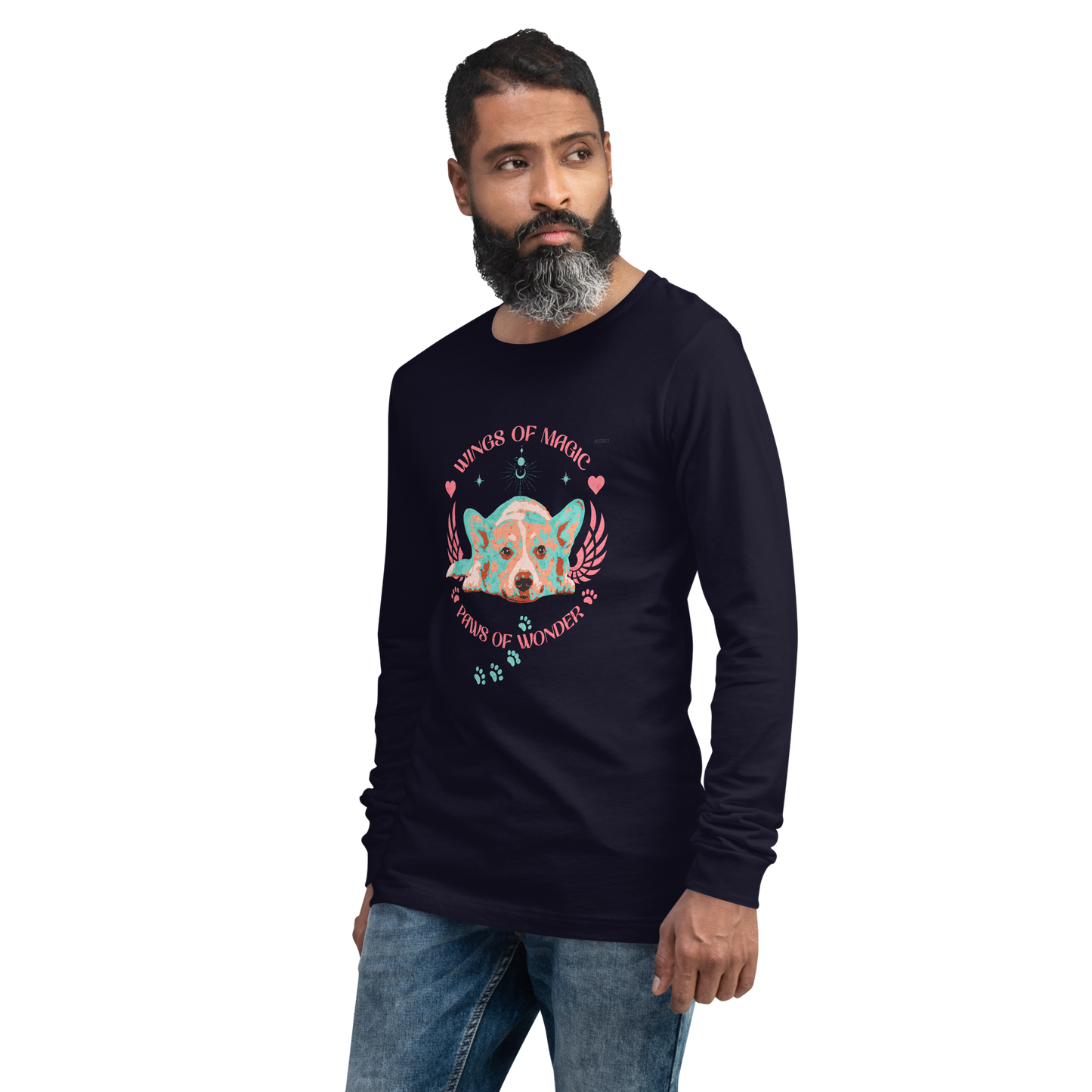 Unisex Long Sleeve Tee - Corgi