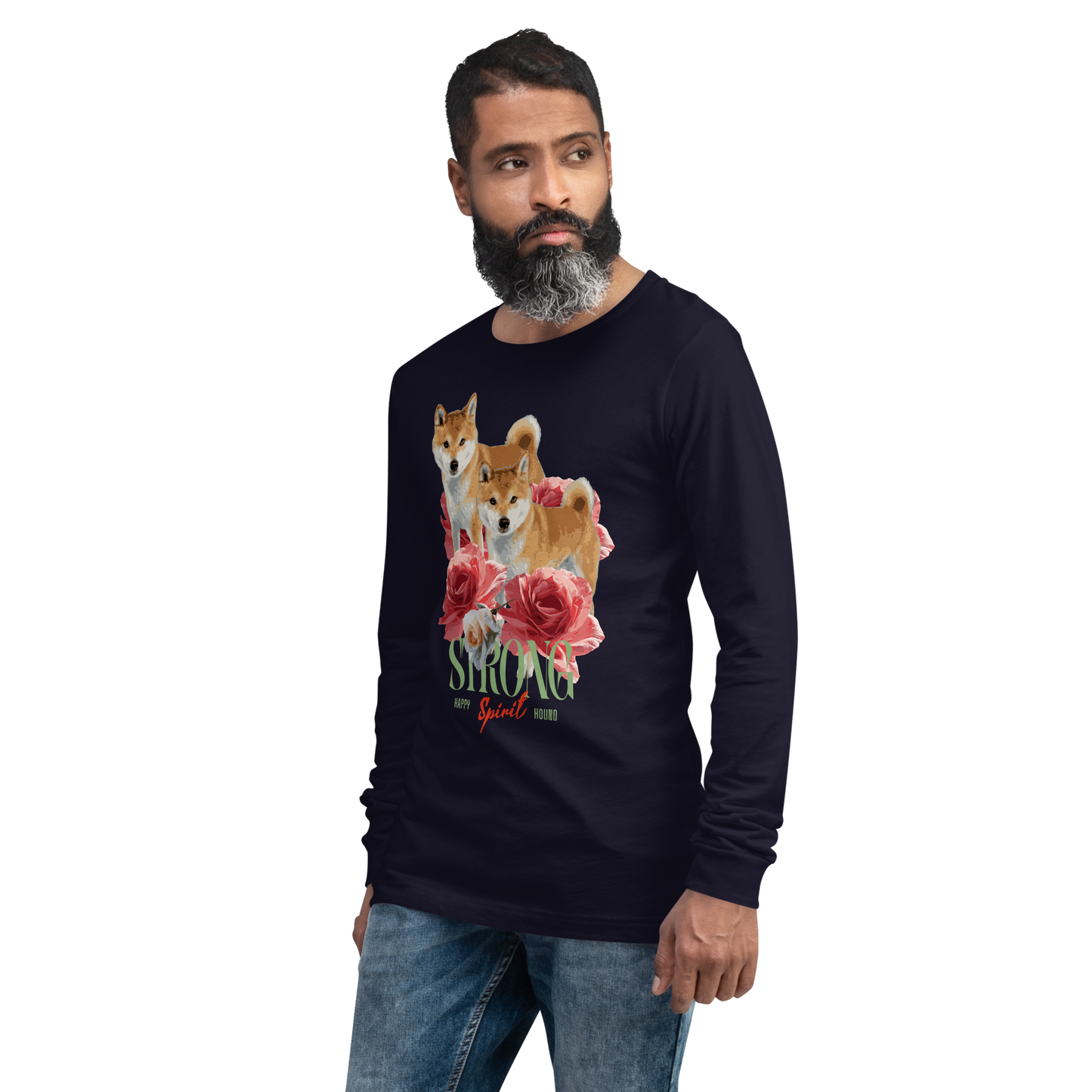 Unisex Long Sleeve Tee - Shiba Inu