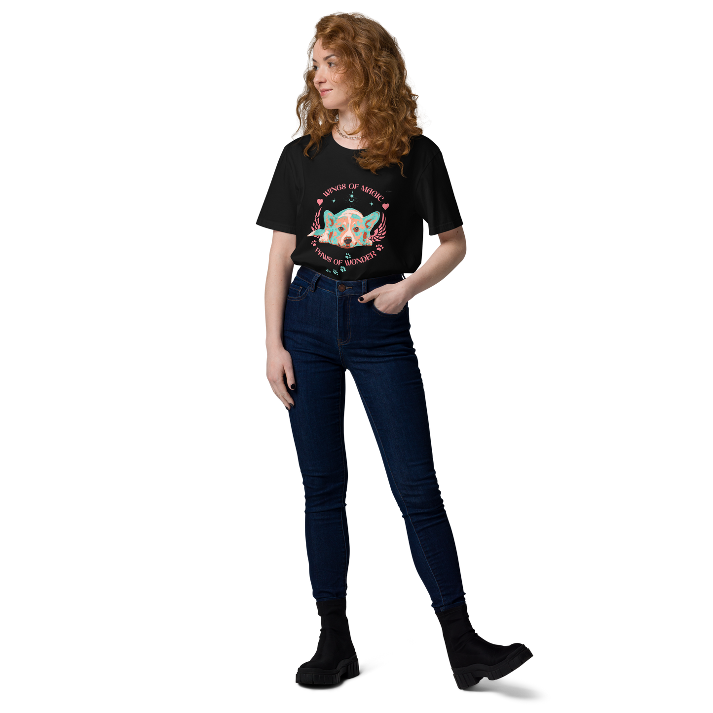 Unisex Organic Cotton Tee - Corgi