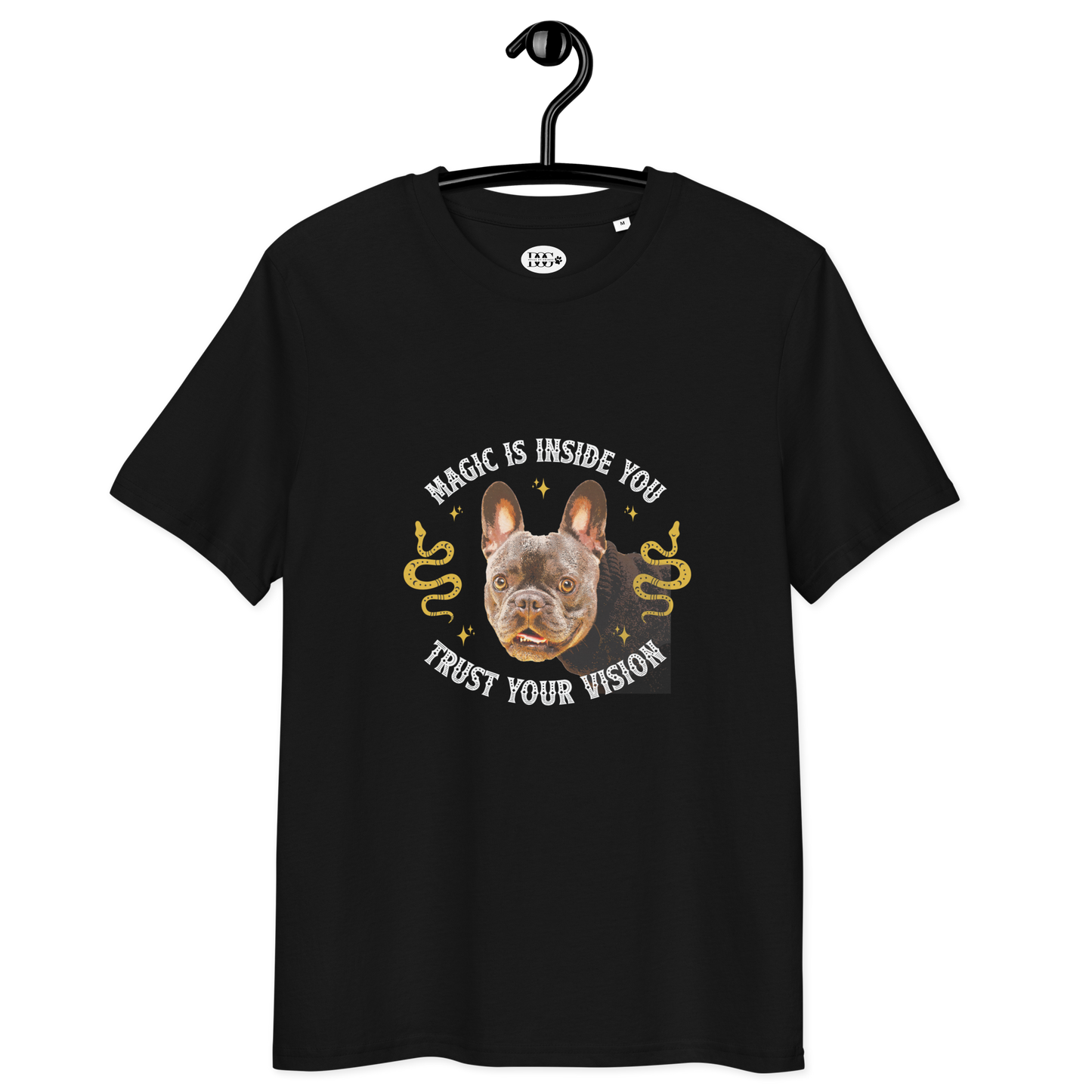 Unisex Organic Cotton Tee - French Bulldog